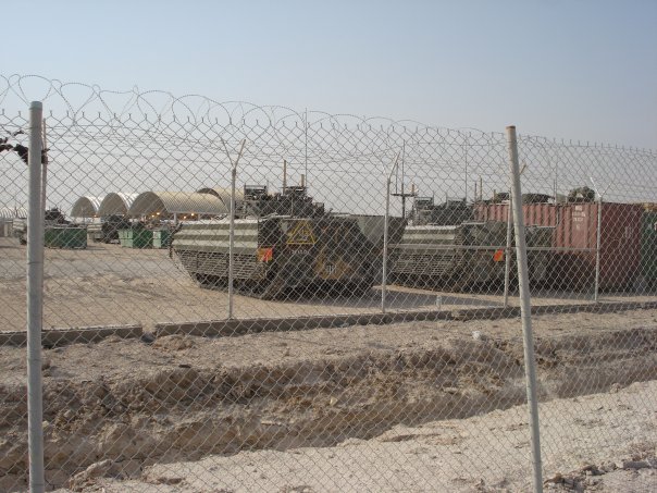 Basrah British armored vehicles