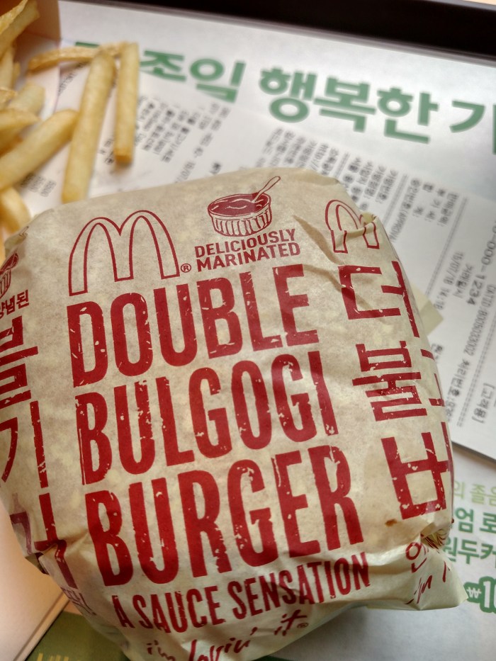 Double Bulgogi Burger