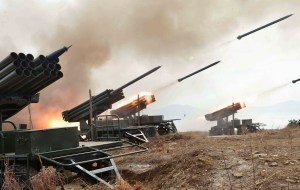 North Korean Artillery Fire
