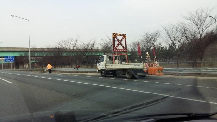 Not a sign, but I'd sure hate this job!