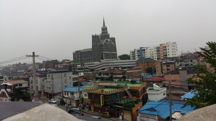A large Presbyterian church in Suwon