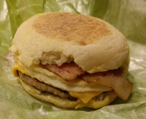 Lotteria Breakfast Sandwich