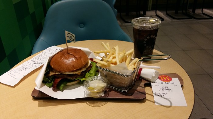 McDonald's Golden Egg Cheesburger