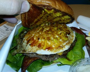 McDonald's Golden Egg Cheesburger