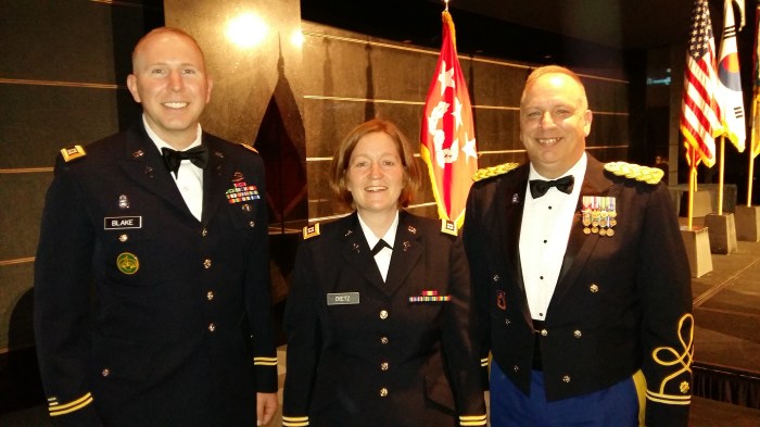 Chaplain Densford, Dietz, Blake